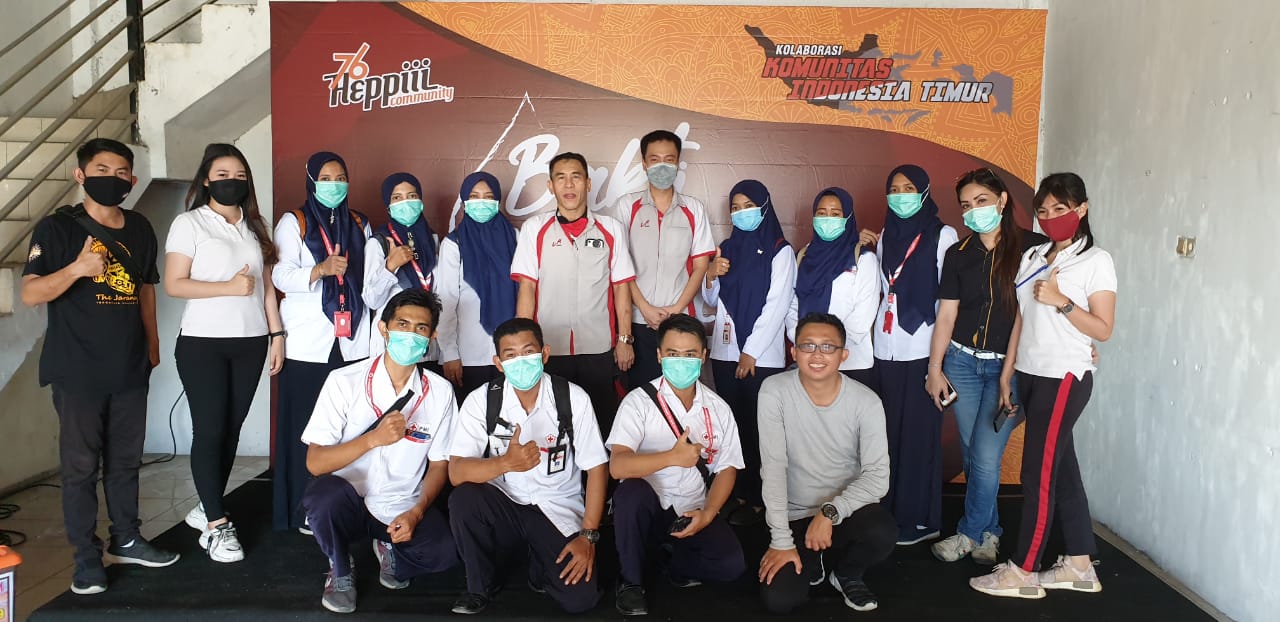 Kolaborasi Karang Taruna Indonesia Timur  Bakti Pemuda Setetes Darah untuk Negeri di Kampung Tangguh Dusun Semampir